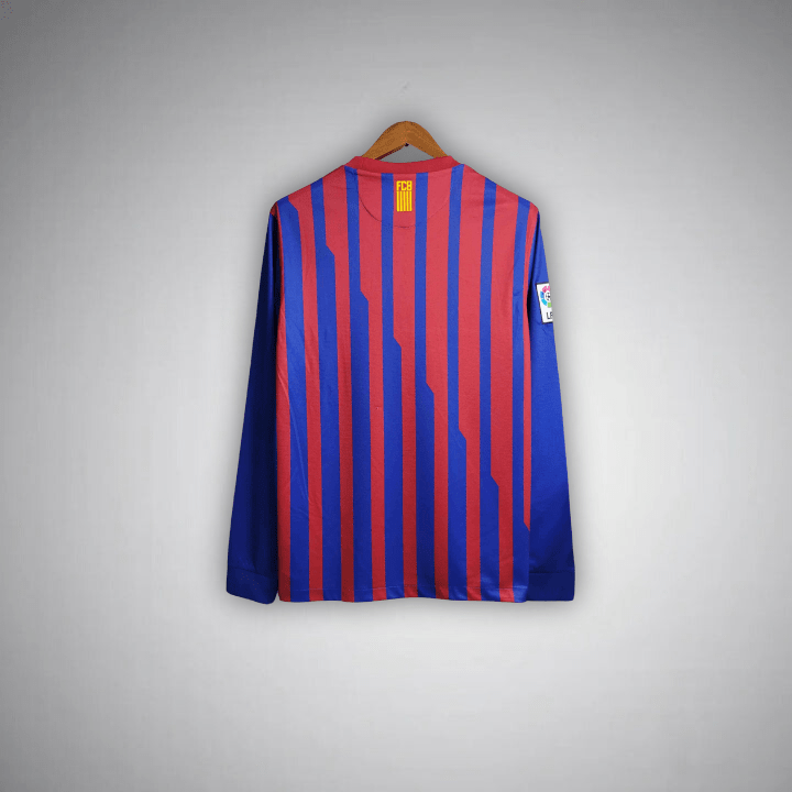 11/12 FC Barcelona Long Sleeve Home Jersey FS Jersey