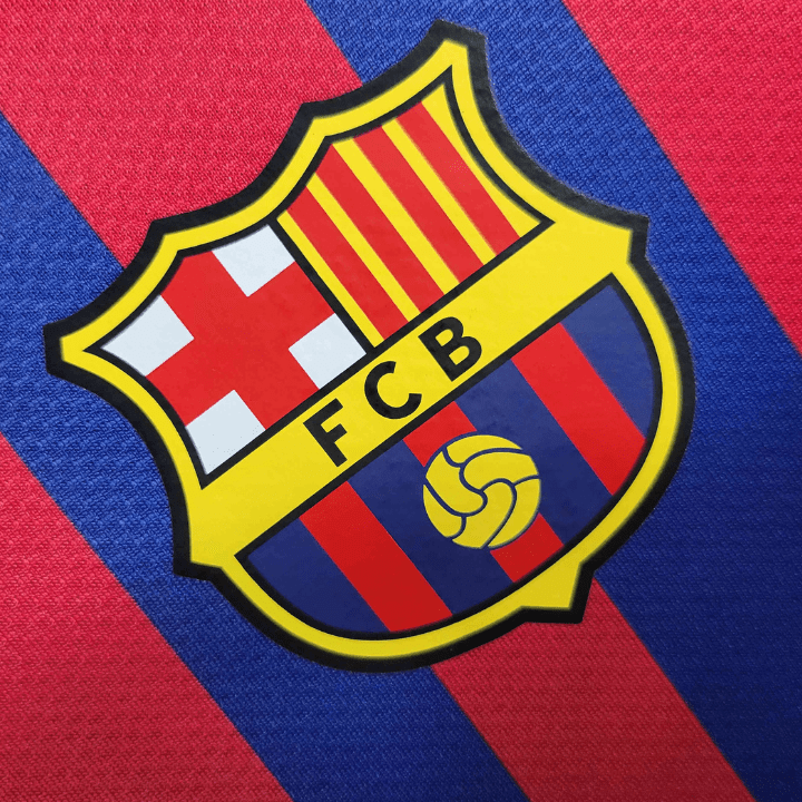 11/12 FC Barcelona Long Sleeve Home Jersey FS Jersey
