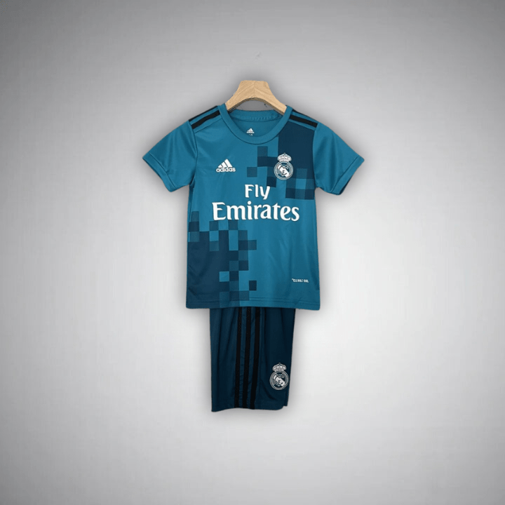 17/18 Real Madrid Third Kids Football Kit FS Kit