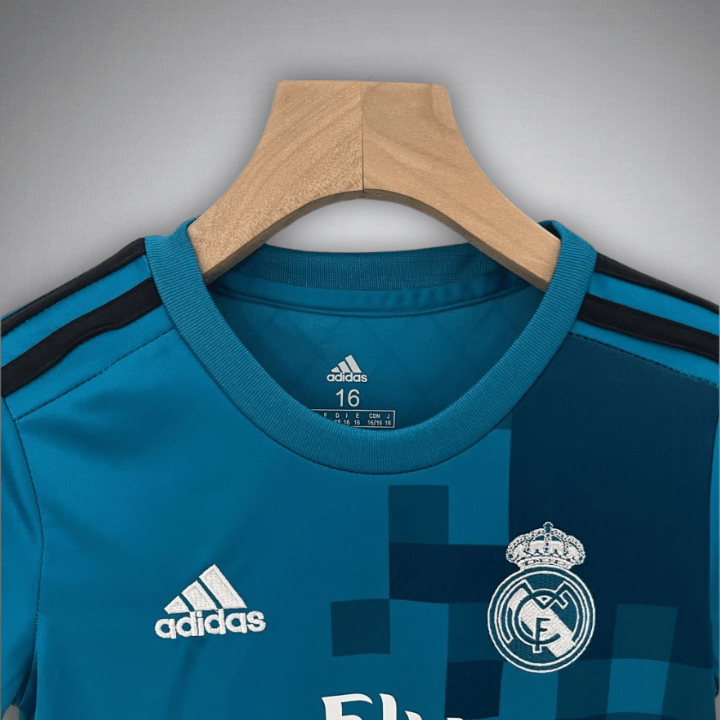 17/18 Real Madrid Third Kids Football Kit FS Kit