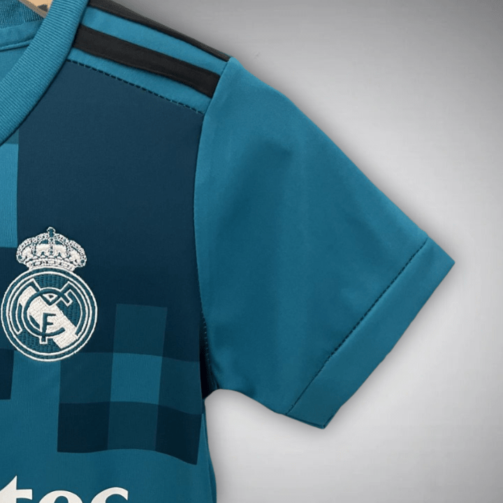 17/18 Real Madrid Third Kids Football Kit FS Kit