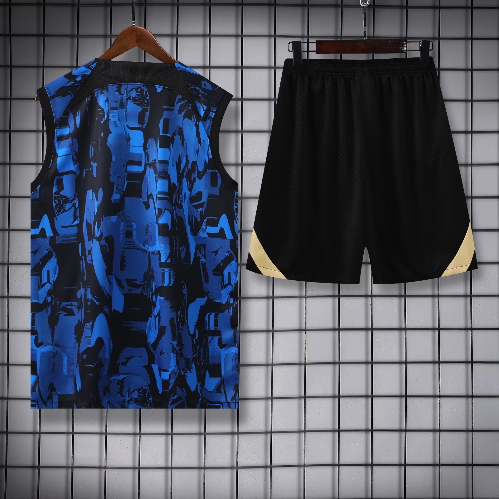 Chelsea Pre Match Training Sleeveless Black Summer Set 2024/2025