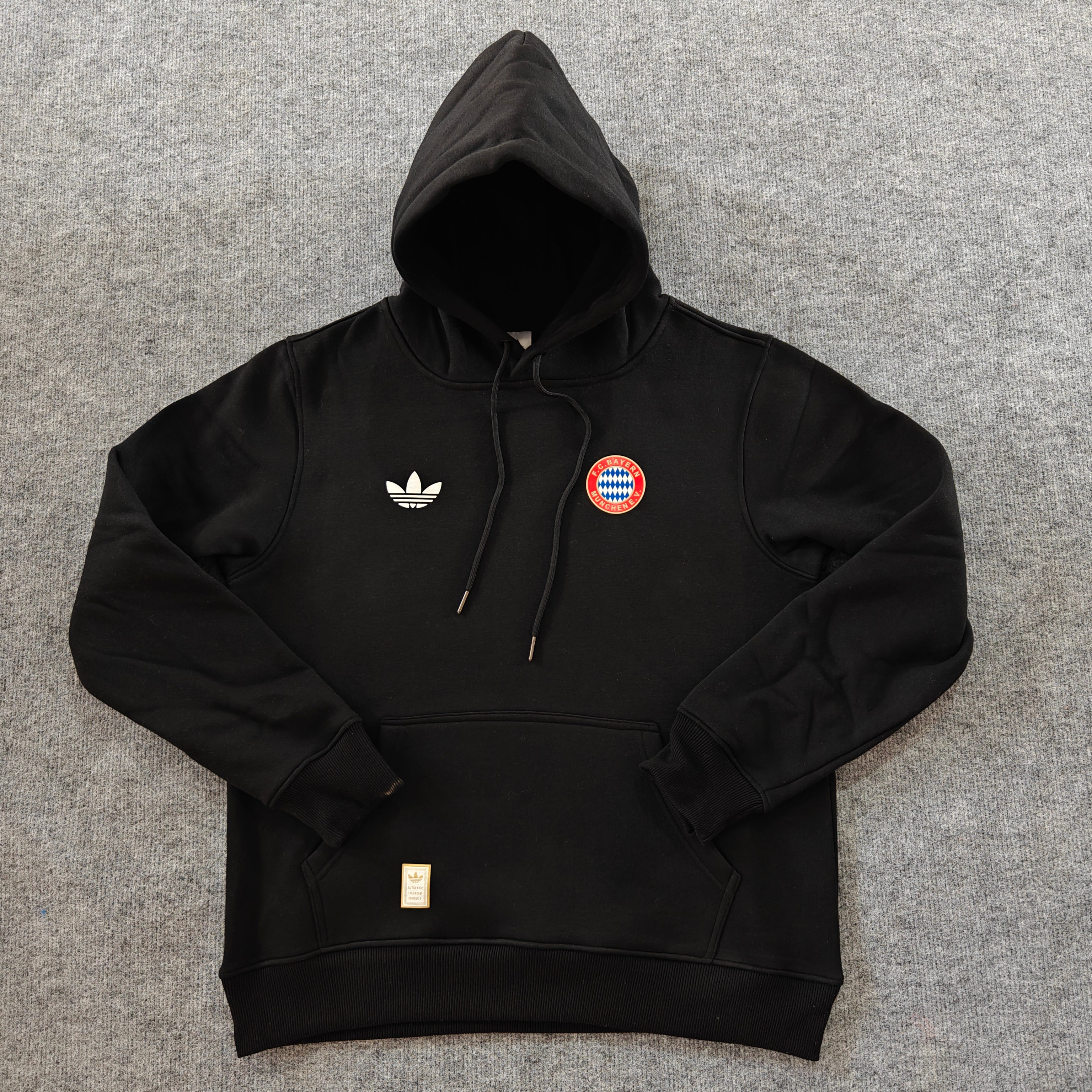 bayern soccer hoodie black