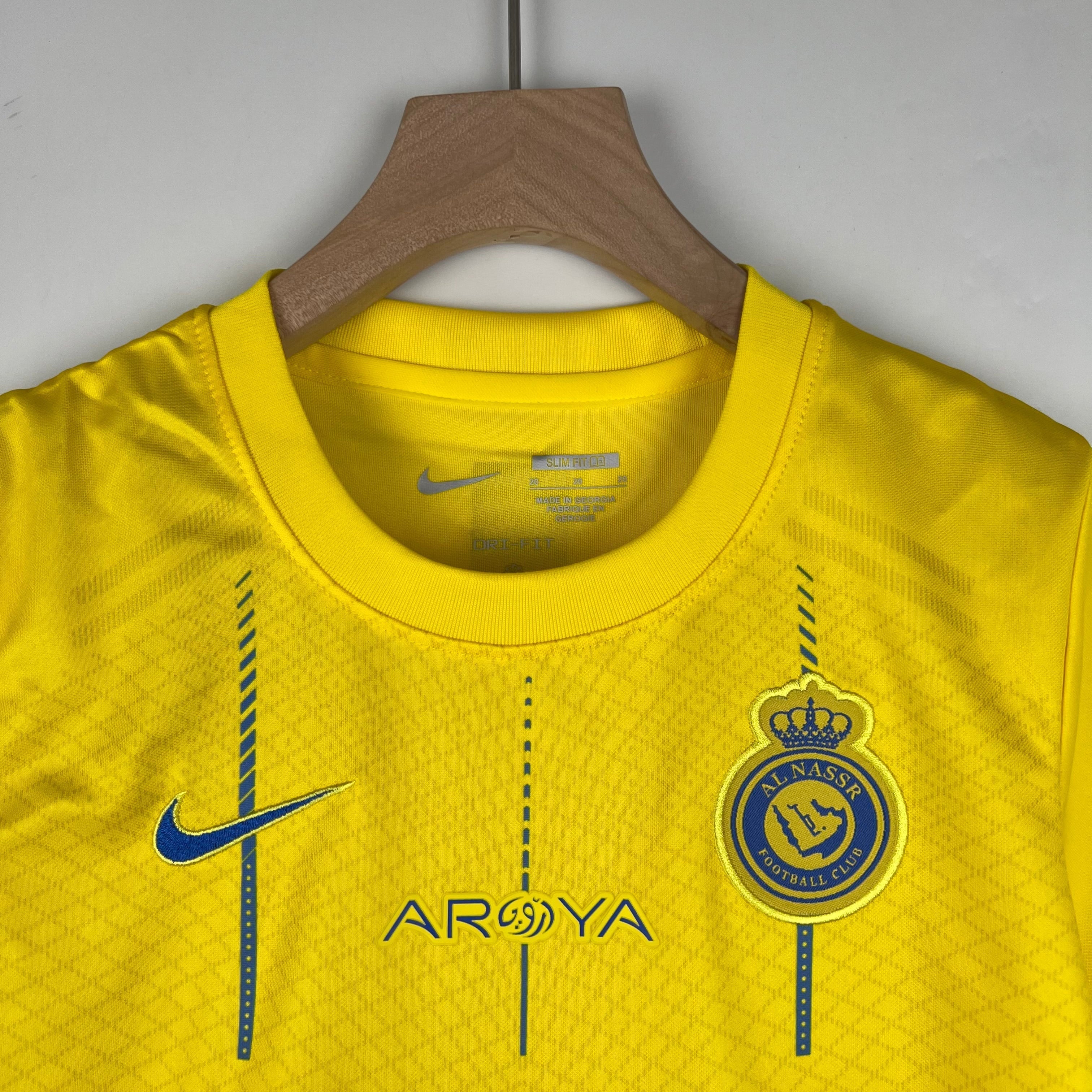Al Nassr 2024 Home Kids Football Kit