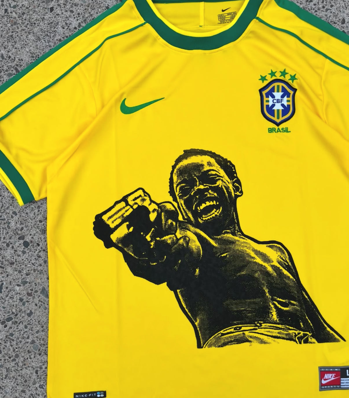 1998 Brazil Retro Jersey City of God Concept