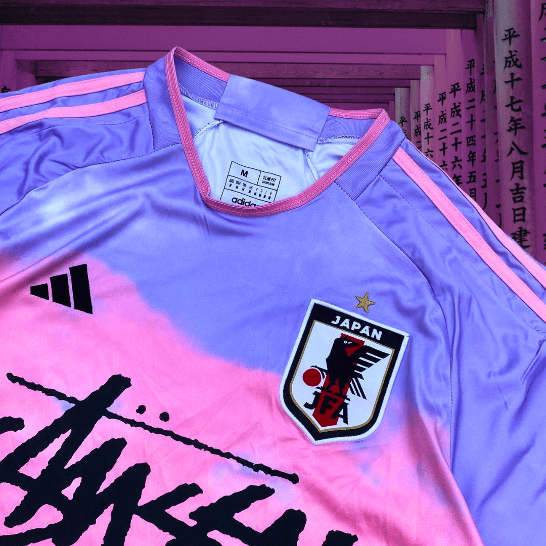 Japan stussy soccer jersey Kit Pink Edition
