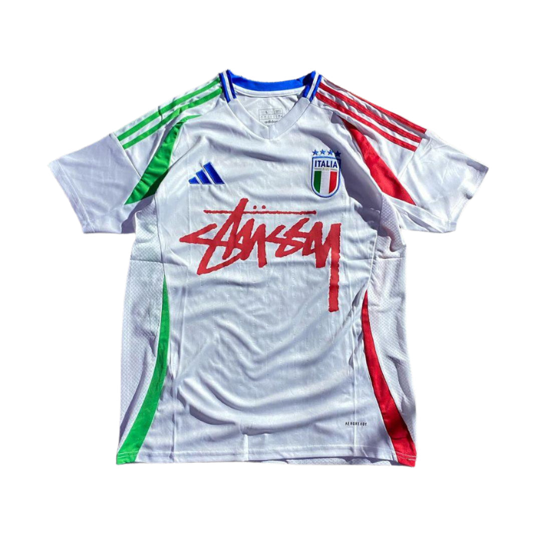 Italy stussy jersey red