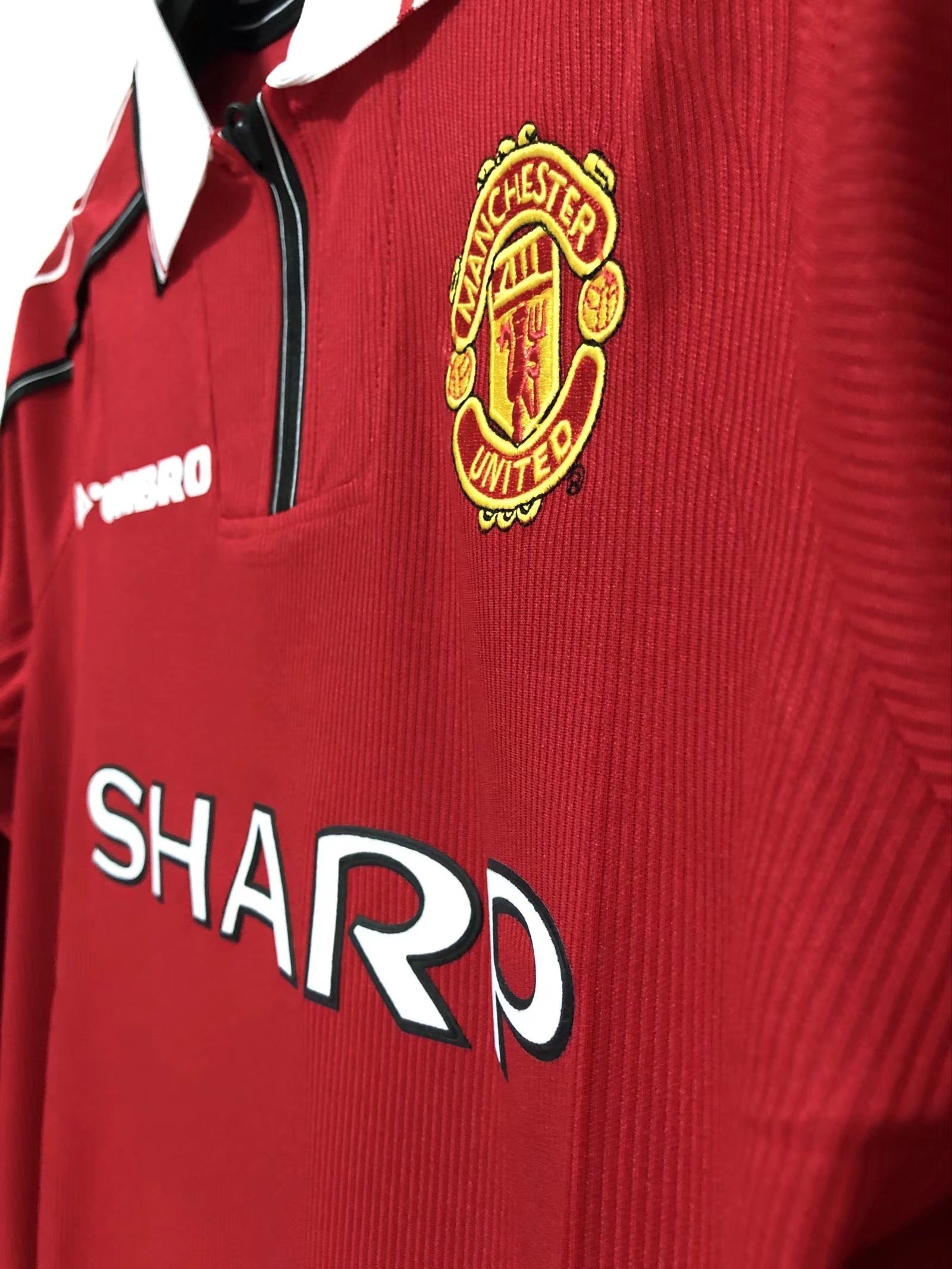 1998-1999 Manchester United Retro Jersey - Long Sleeve Home