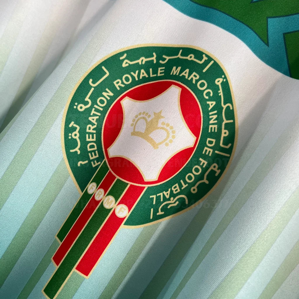 Morocco Retro 94 Away football Kit shirt soccer jersey t shirt logo