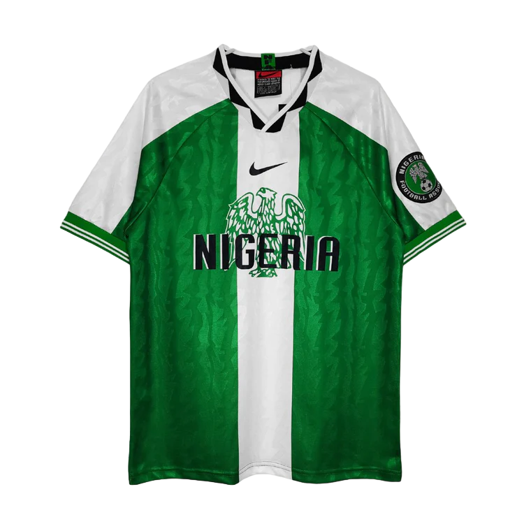 1996 nigeria away retro jersey