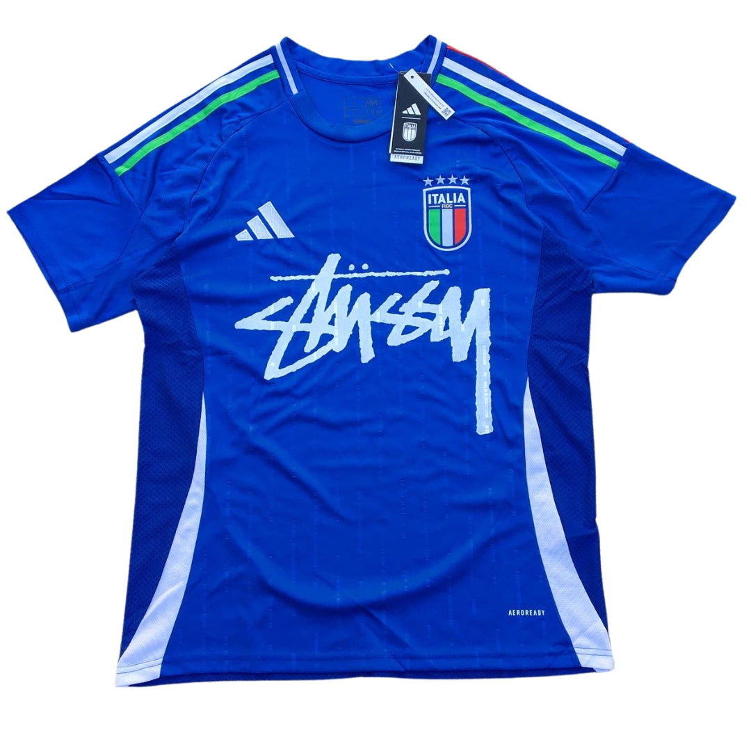 Italy stussy jersey blue