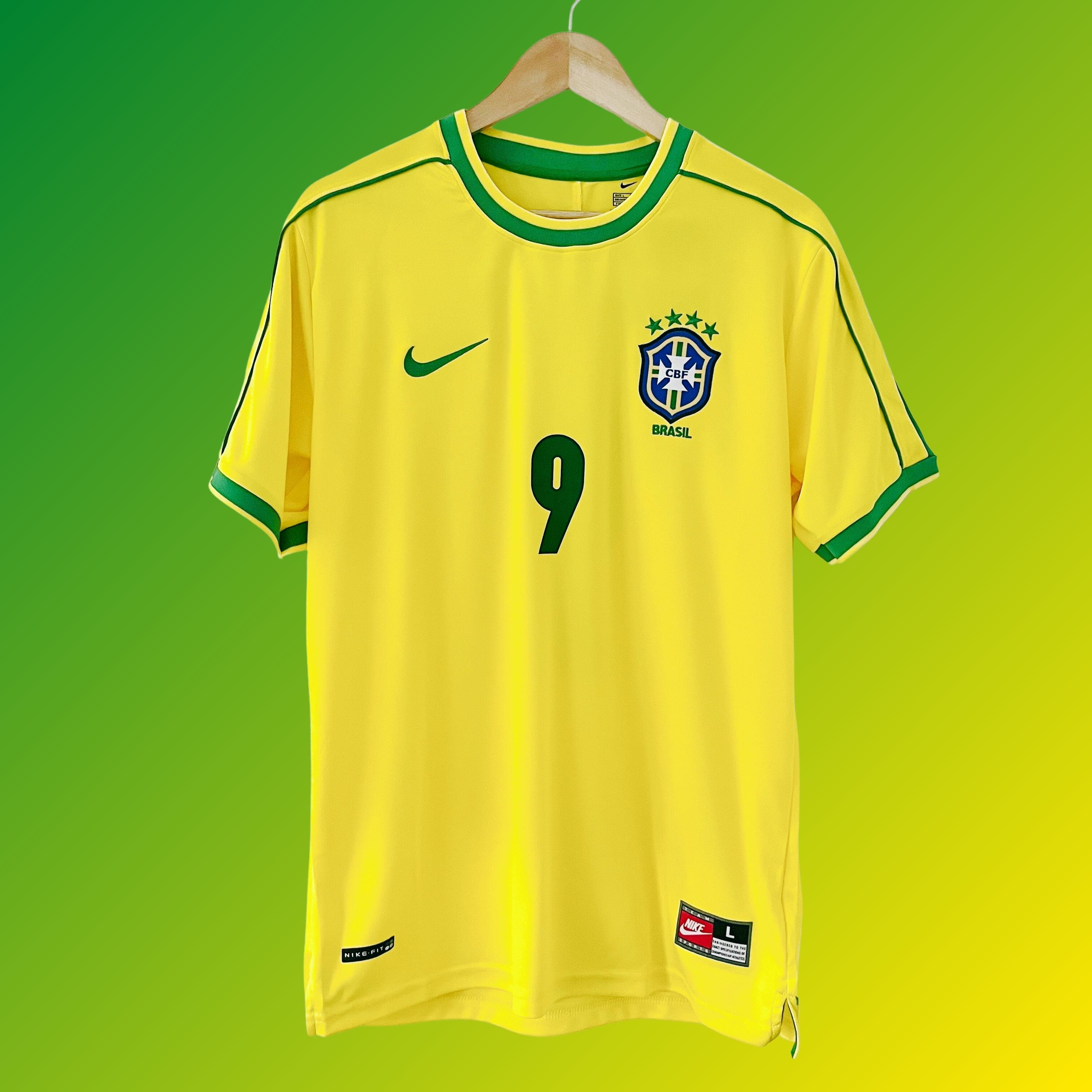 brazil 1998 retro jersey