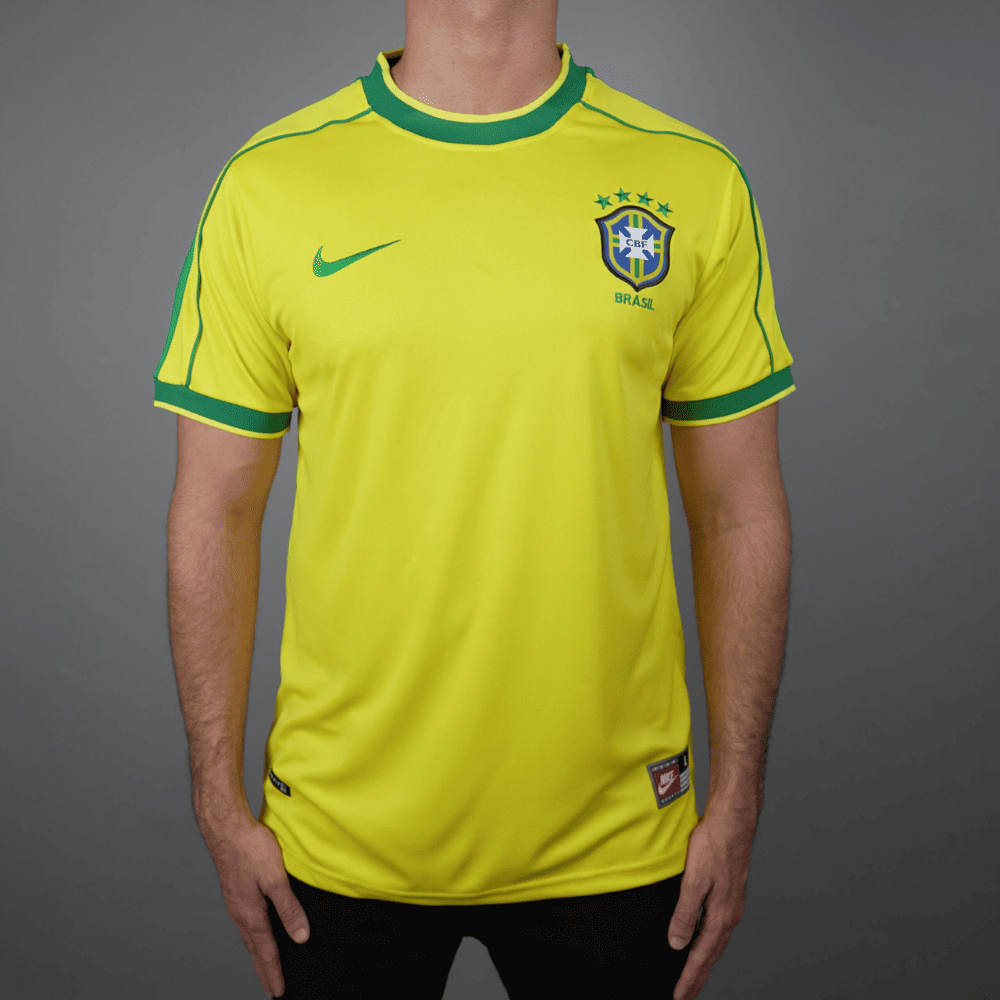 brazil 1998 retro jersey