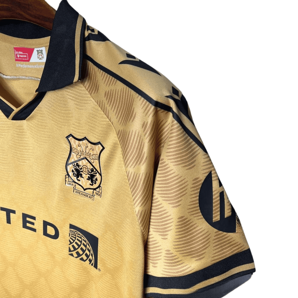 24 25 wrexham jersey gold third