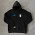 italy soccer hoodie black