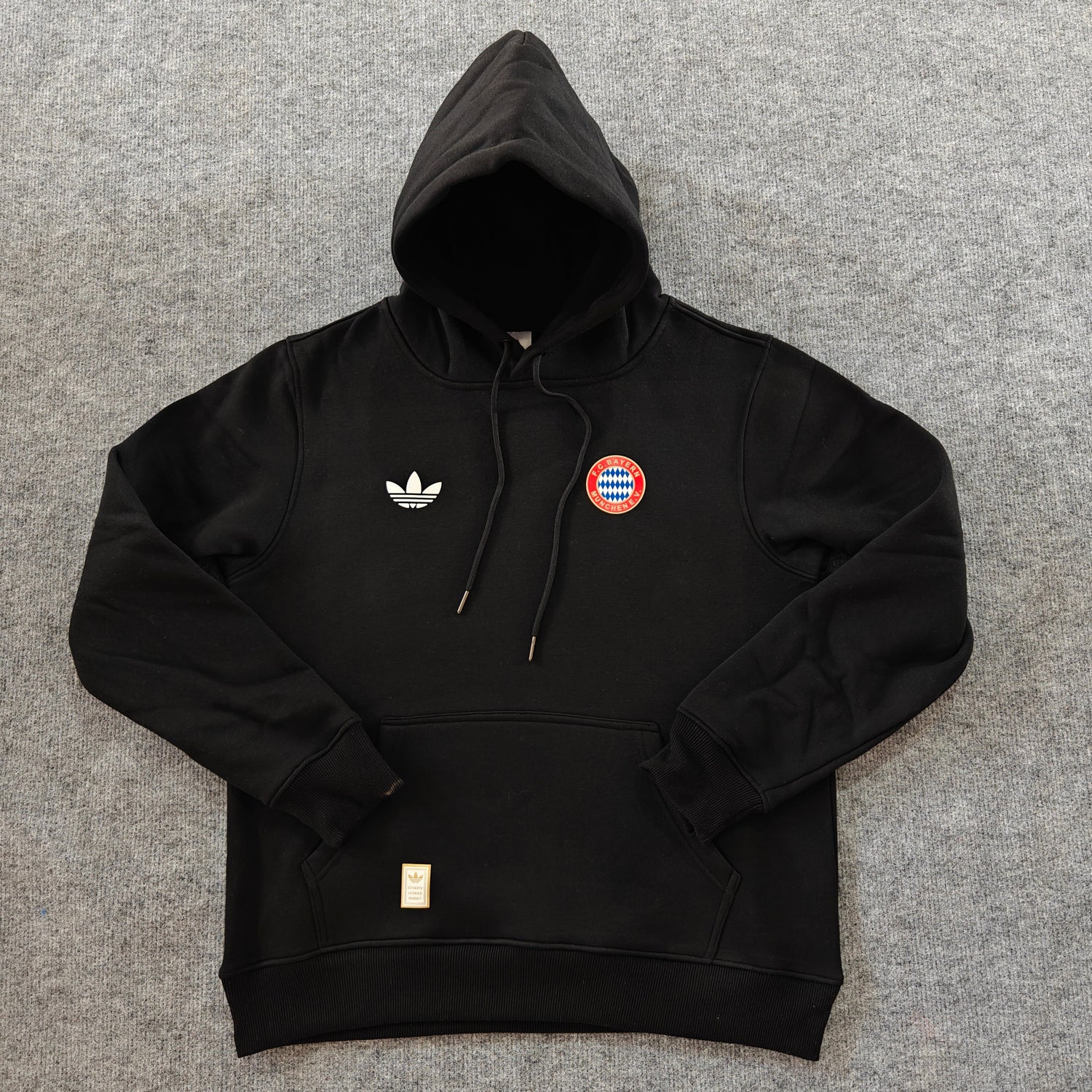 bayern soccer hoodie black