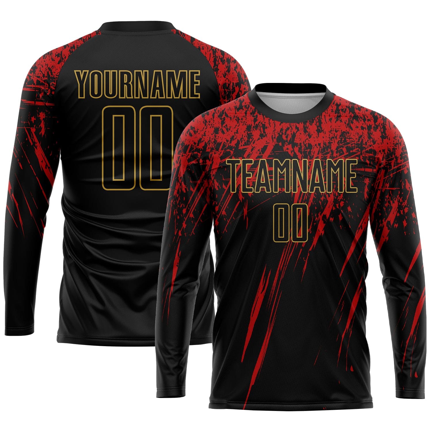 black-gold-red-generic-brandless-football-kit