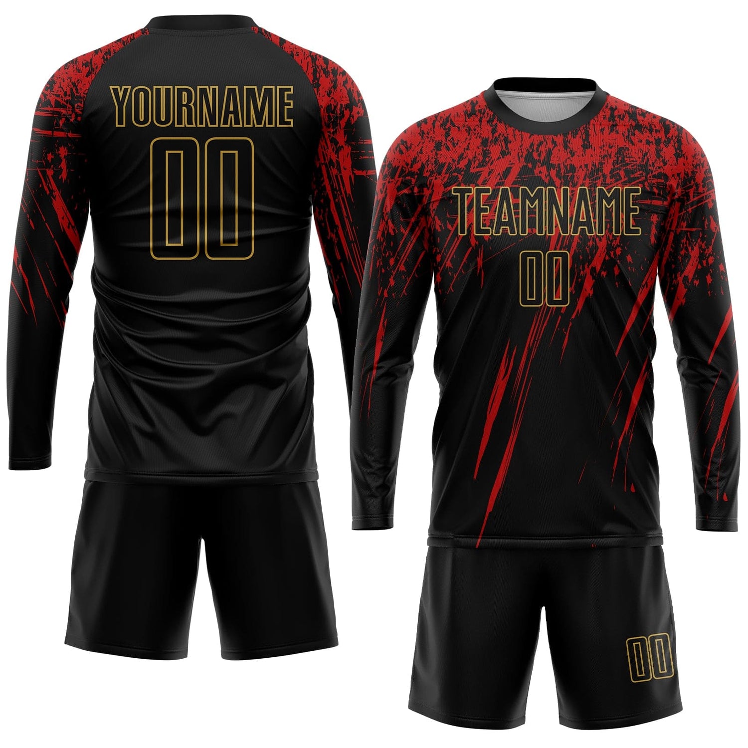 black-gold-red-generic-brandless-football-kit