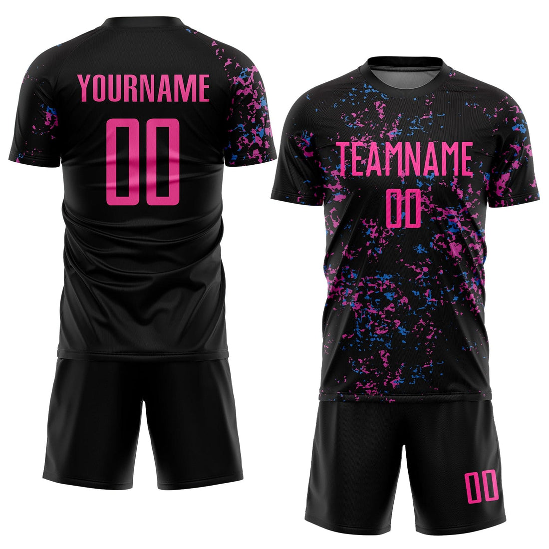 black-pink-light-blue-generic-brandless-football-kit