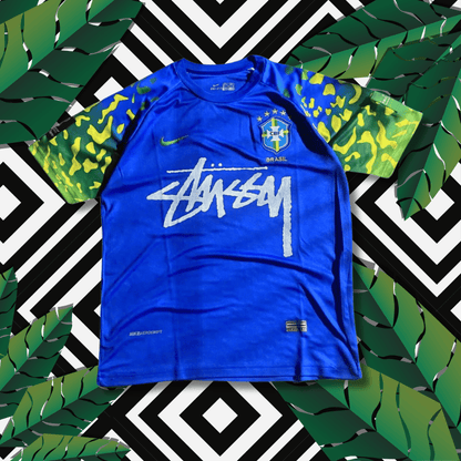 Camiseta Stussy de Brasil 2022 | Edición Azul