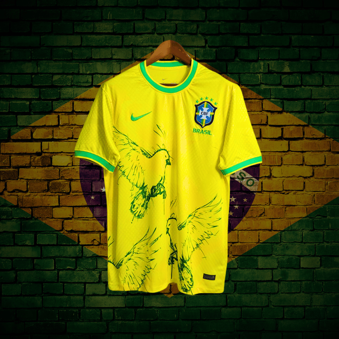 Brazil Bird Jersey   2024 Yellow Edition