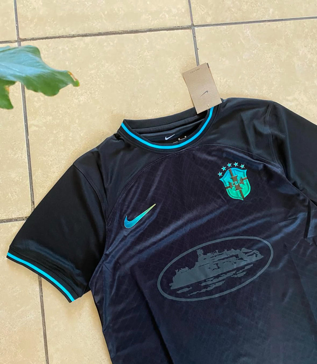 brazil corteiz jersey limited black edition