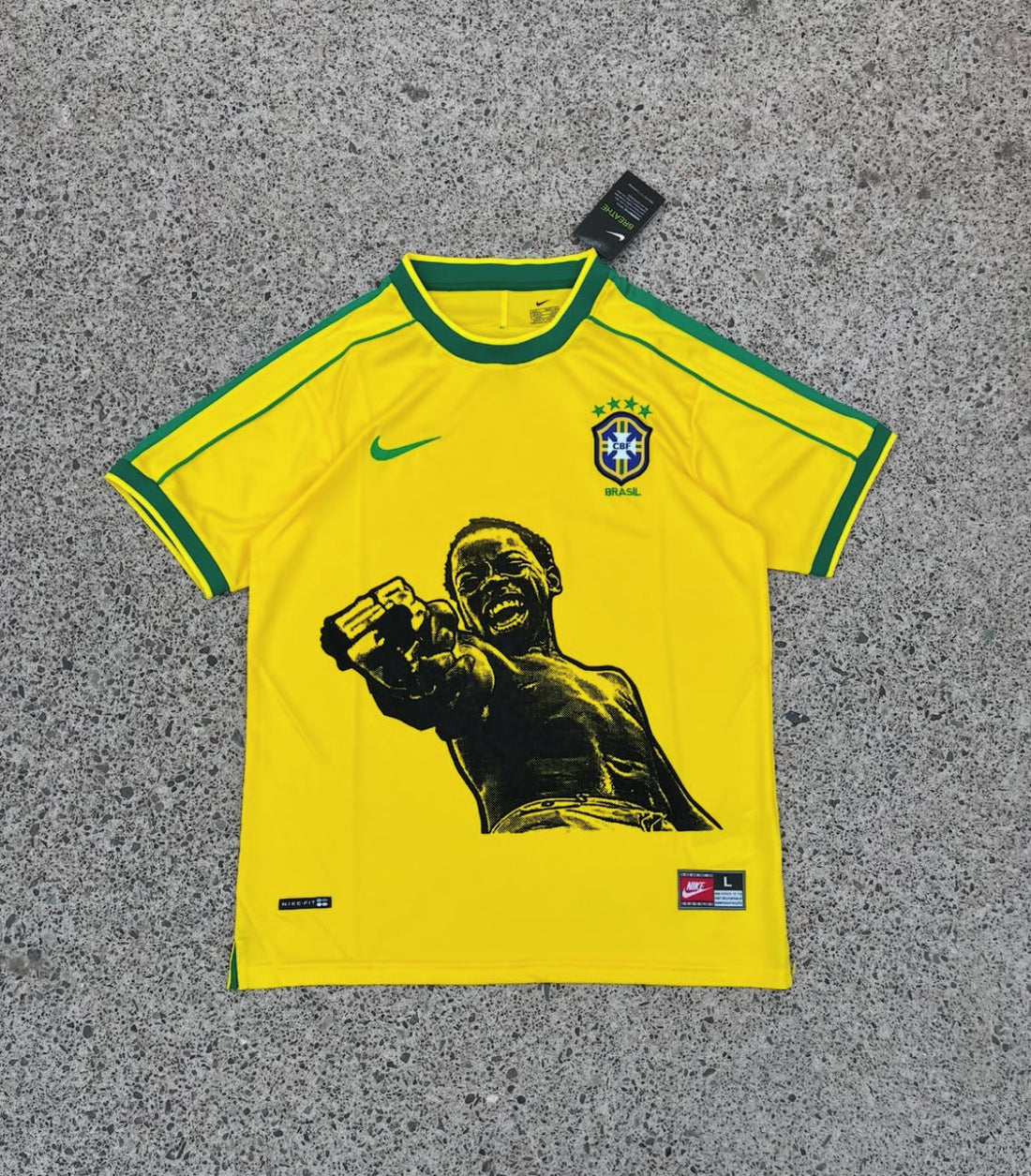 1998 Brazil Retro Jersey City of God Concept