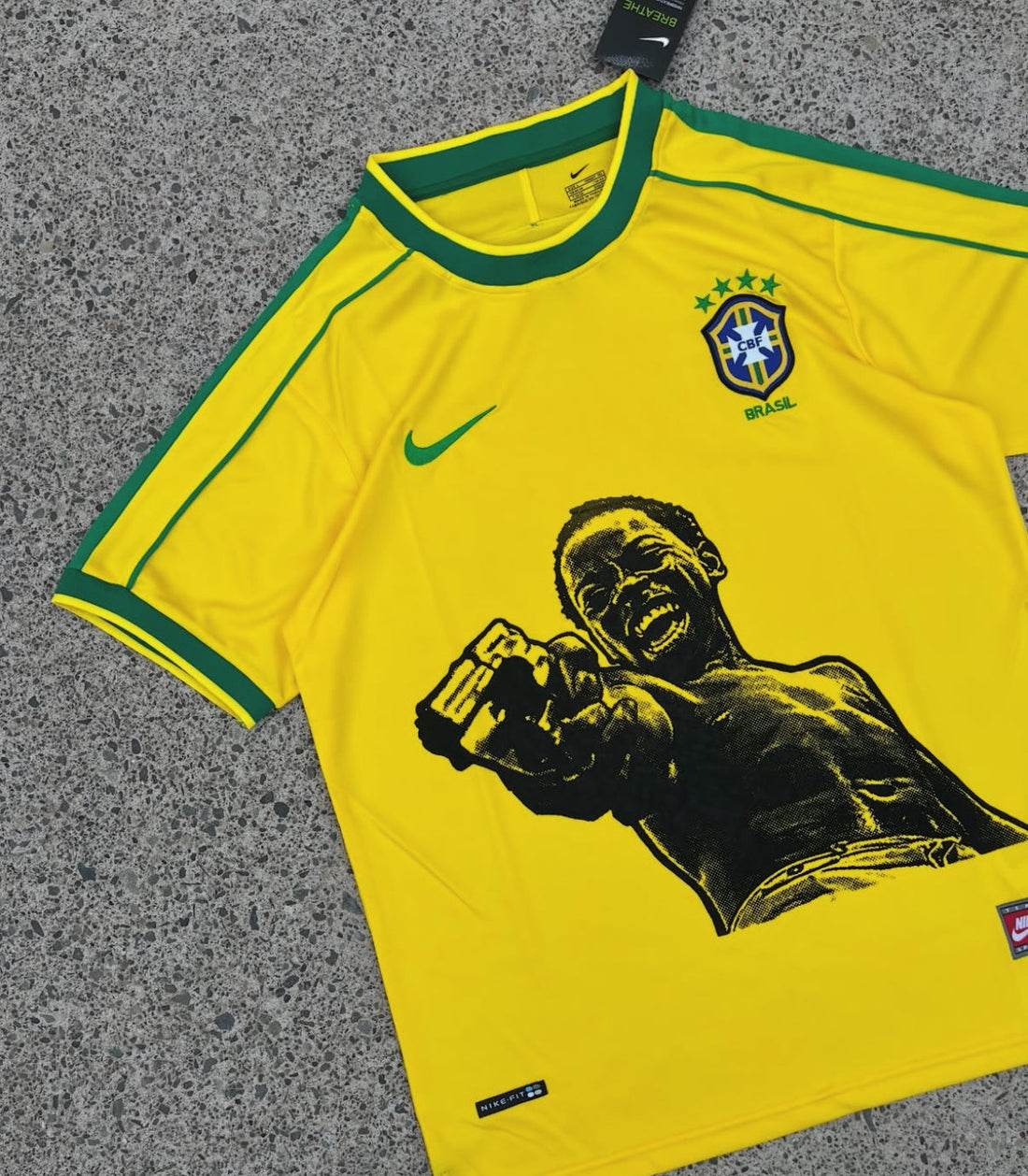 1998 Brazil Retro Jersey City of God Concept