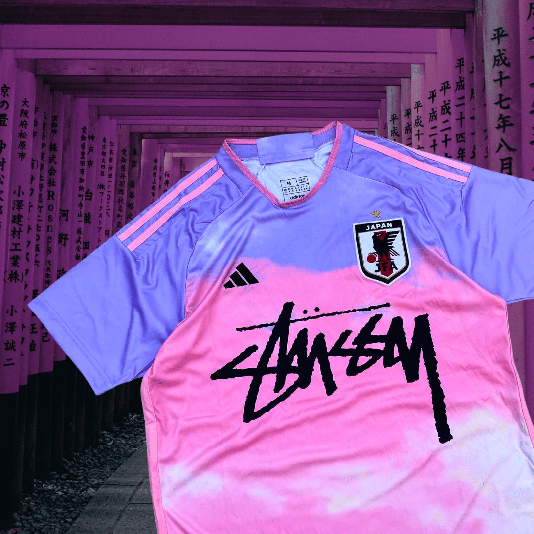 Japan stussy soccer jersey Kit  Pink Edition