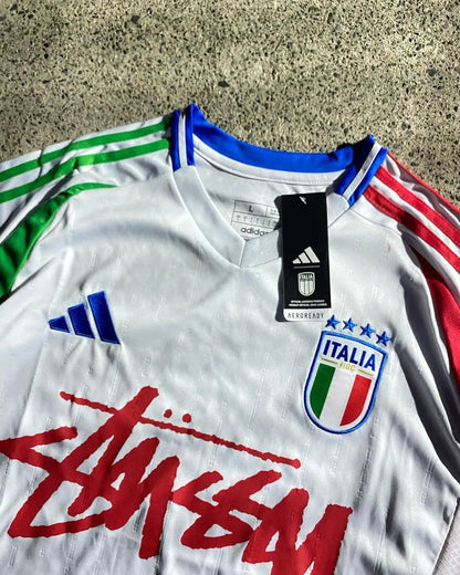 Italy stussy jersey red