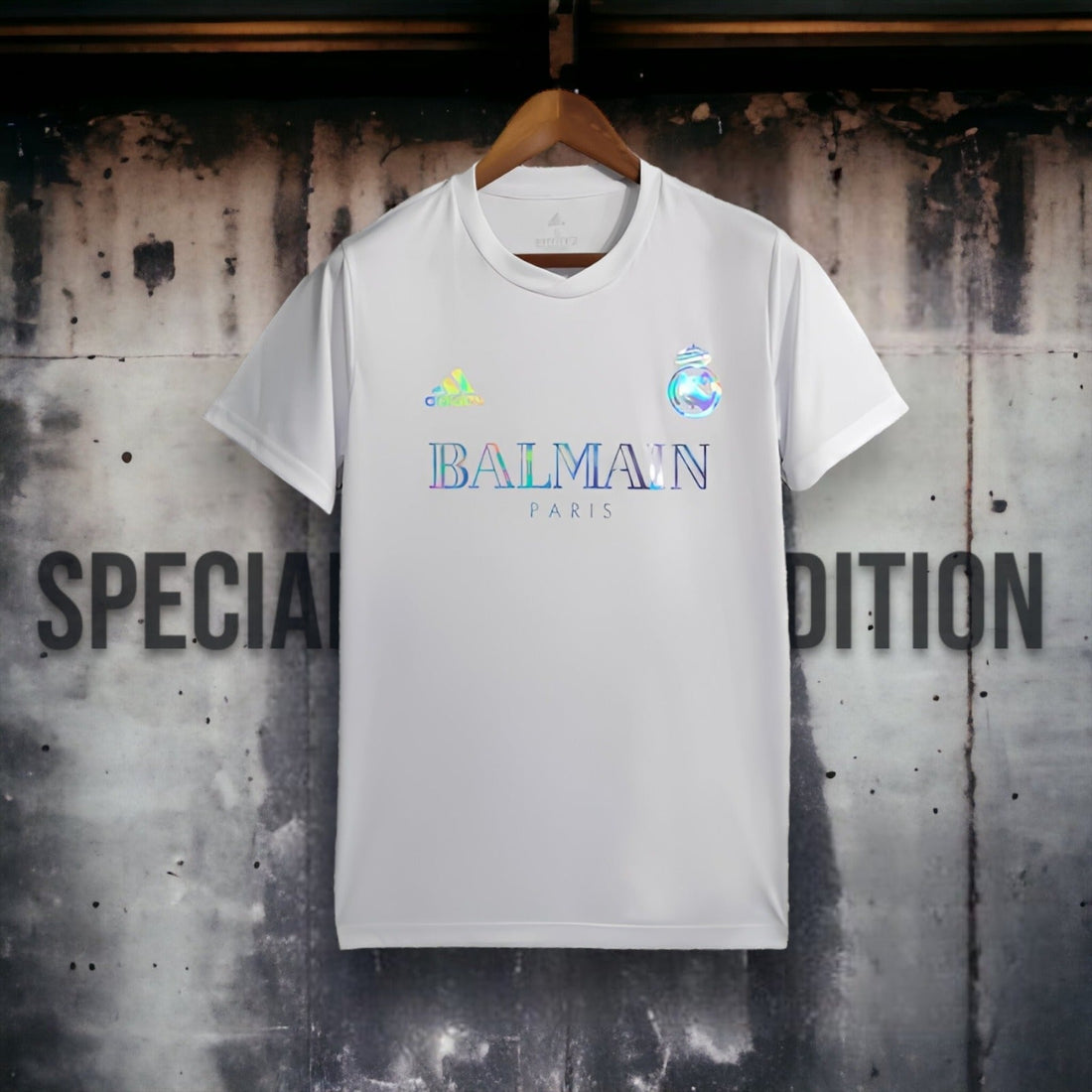 2023 24 real madrid white balmain special edition kit