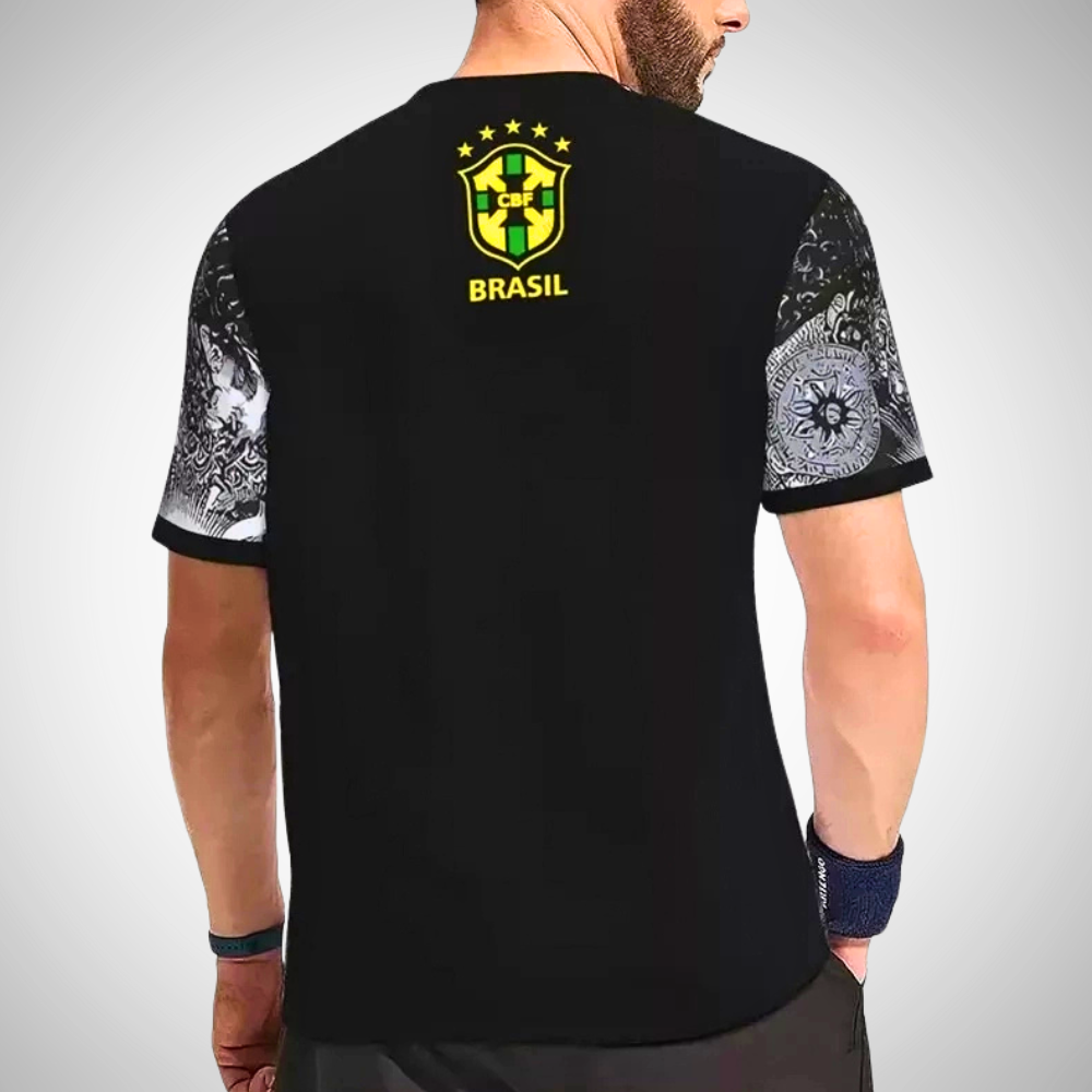 Camiseta de Jesús de Brasil | Edición especial negra 24/25 