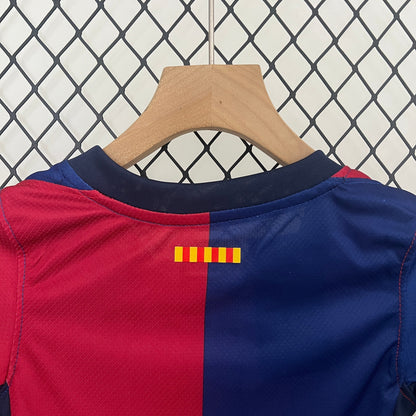 fc barcelona 24 25 kids soccer jersey