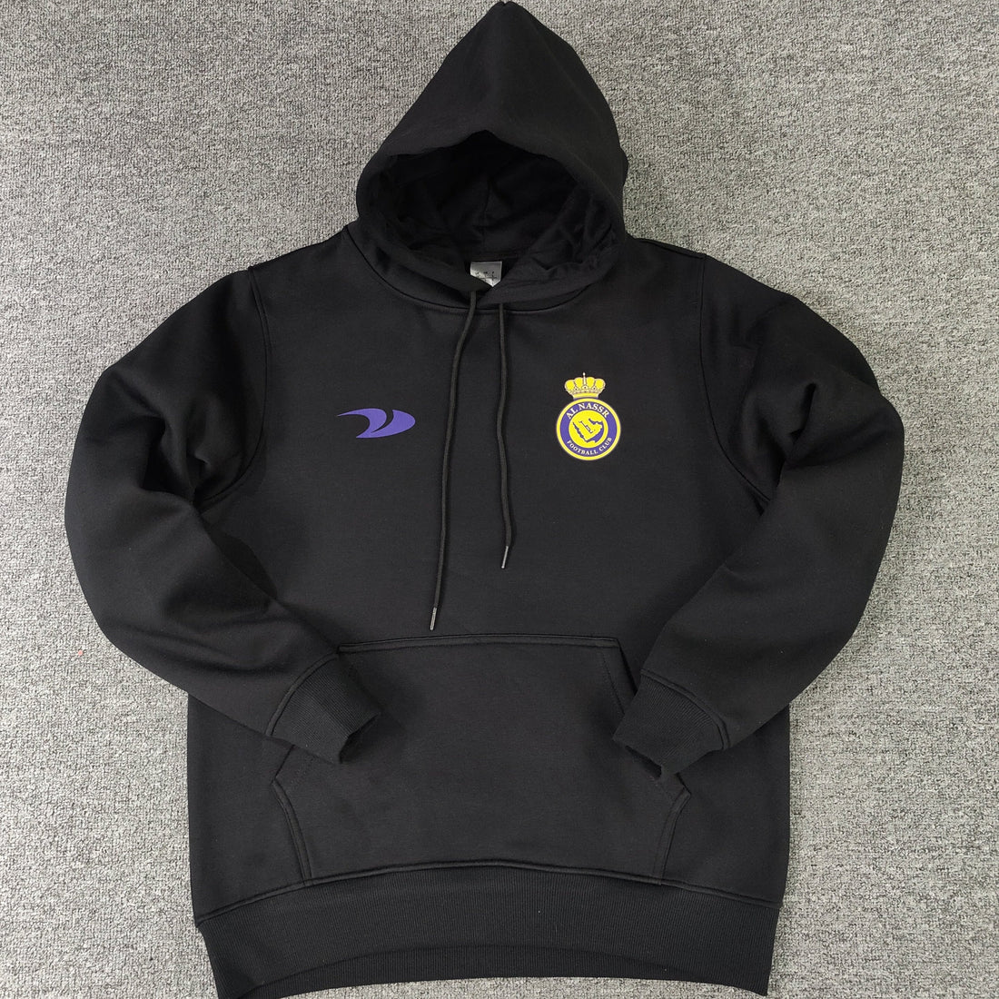 al nassr signed ronaldo soccer hoodie black