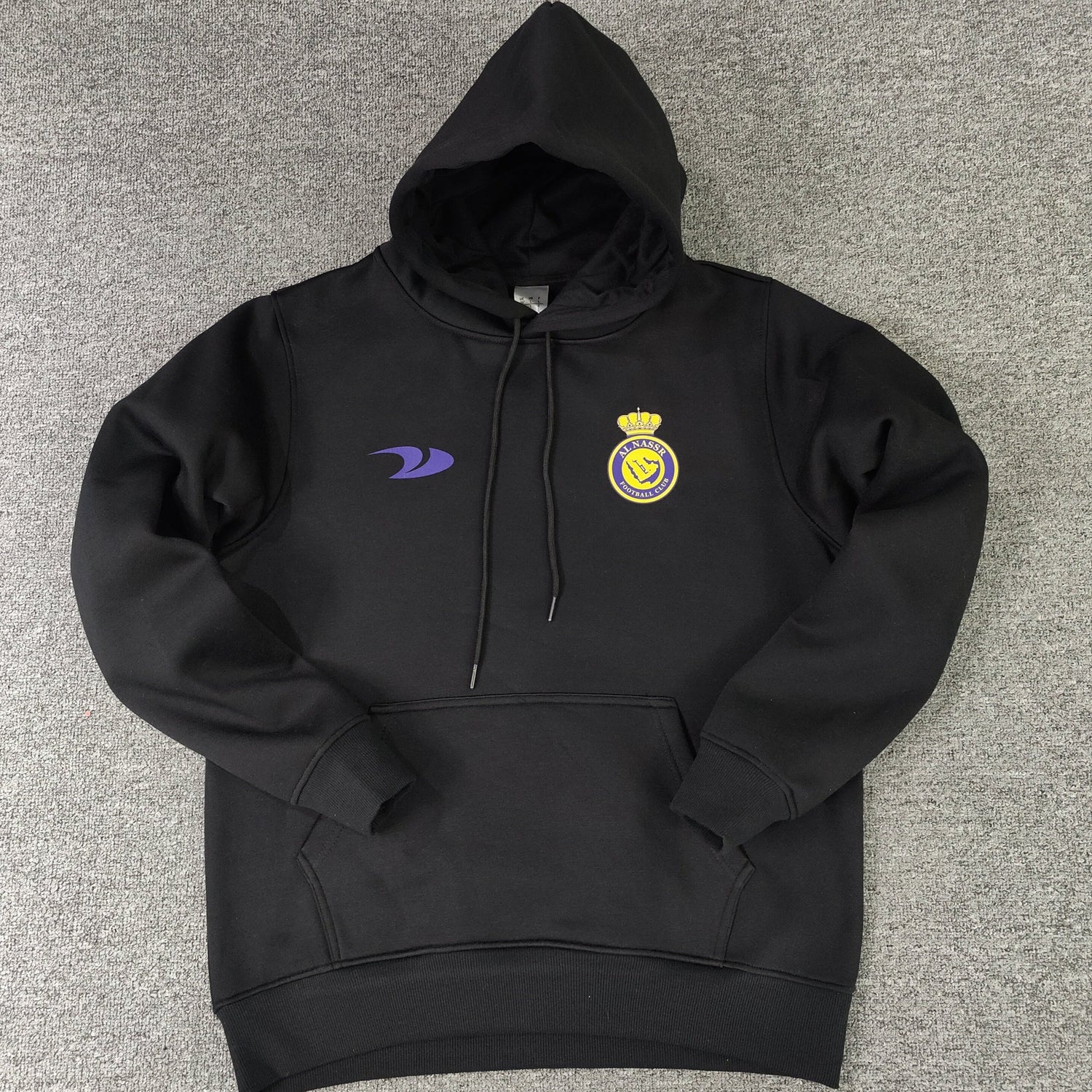 al nassr signed ronaldo soccer hoodie black