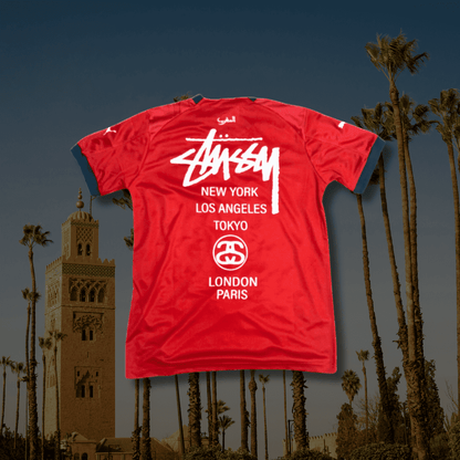 Camiseta de Stussy de Marruecos - Copa del Mundo 2022