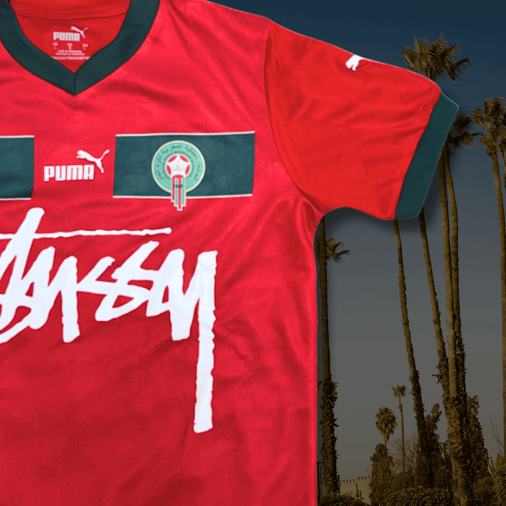 Camiseta de Stussy de Marruecos - Copa del Mundo 2022