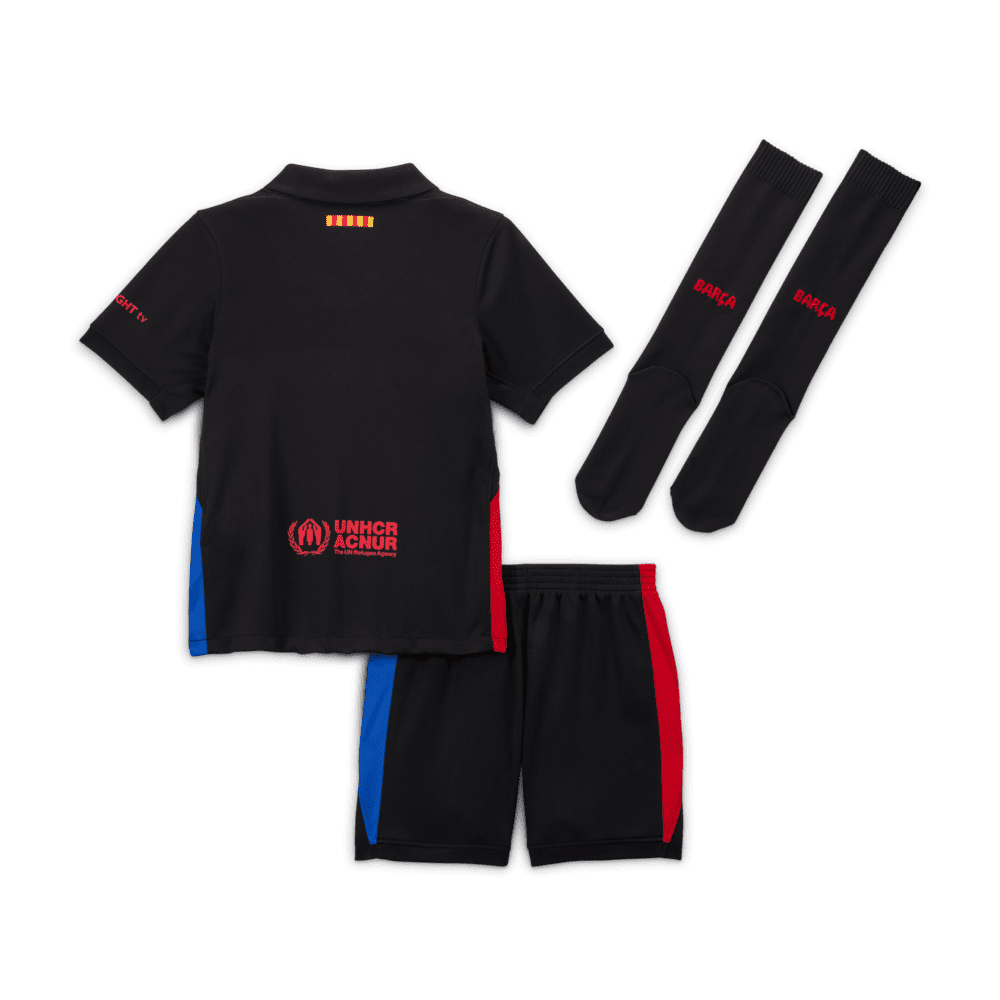 Camiseta de fútbol del FC Barcelona 24/25 para niños