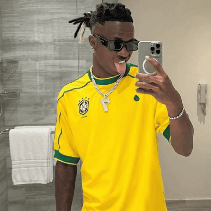 brazil 1998 retro jersey